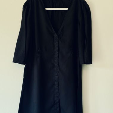 Black V-Neck Blouse/Dress