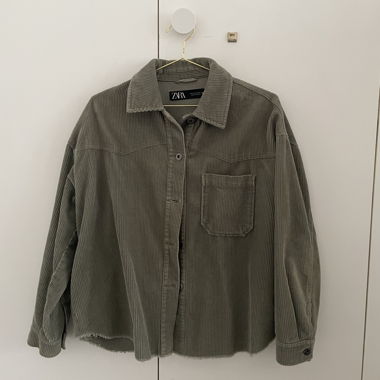 Zara Cord Shirt Jacket