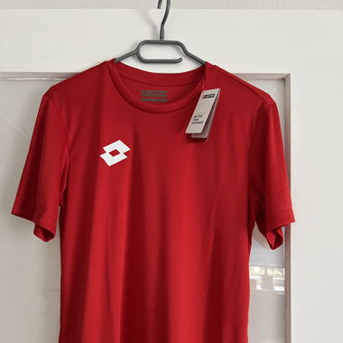 NEUES Lotto T-Shirt Grösse L Sport Fitness Rot