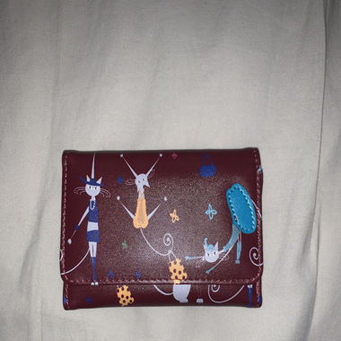 Cat design wallet - portefeuille design chat