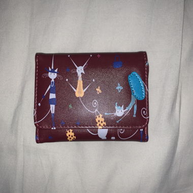 Cat design wallet - portefeuille design chat