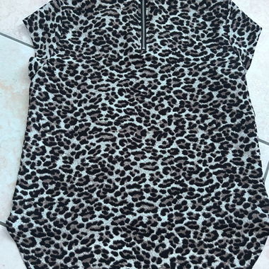 Leopardiertes Shirt ONLY grS