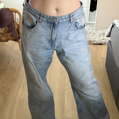 Clockhouse Baggy Jeans, hellblau