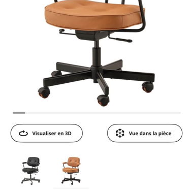 Chaise de bureau 