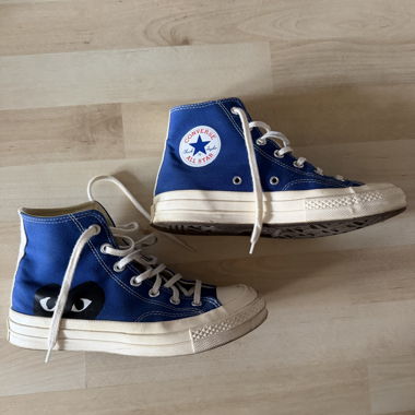 Converse Comme des Garçons Bleues 