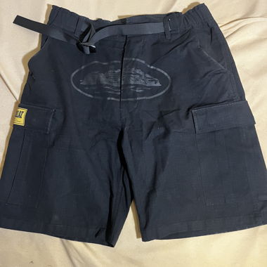 Corteiz Guerillaz Schwarze Shorts