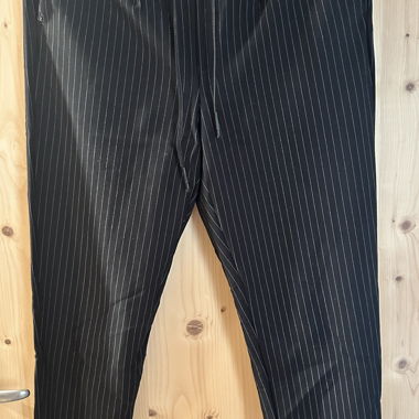 Striped Black Pants