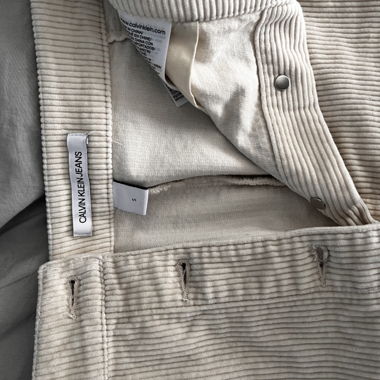 Jupe en velours côtelé Calvin Klein Jeans