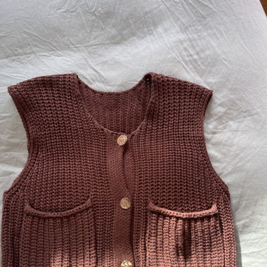 Cardigan marron 