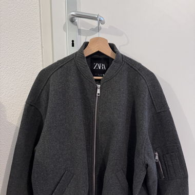 Veste bomber grise Zara 