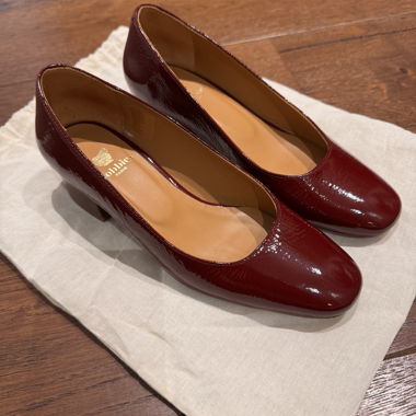 Escarpins vernis bordeaux Bobbies