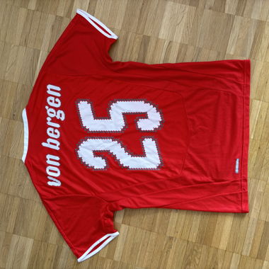 2008-10 SCHWEIZ TRIKOT VON BERGEN #22 SIZE S