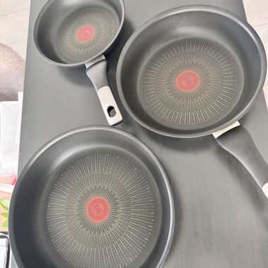 Set mit 3 Tefal-Pfannen 20/24/28 cm für Induktion