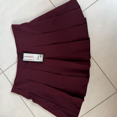 Bordeaux Faltenrock