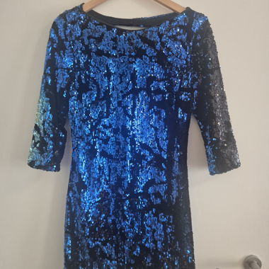 Zara Pailletten-Minikleid