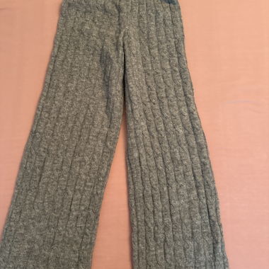 Pantalon en maille gris