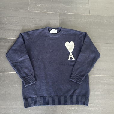 Pull AMI Paris bleu marine