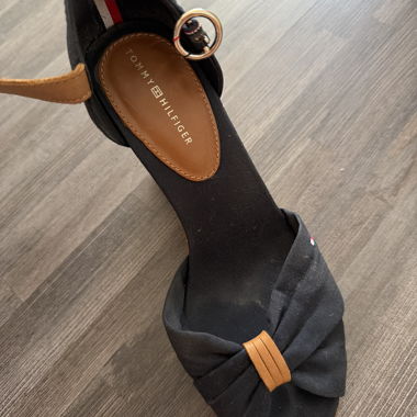 Chaussures Compensées Bleu Marine Tommy Hilfiger 