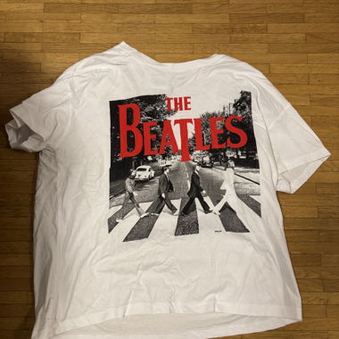 T-shirt bianca The Beatles Abbey Road