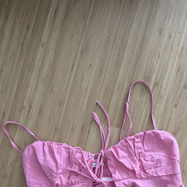 Top rosa (vorne zum Zuschnüren)