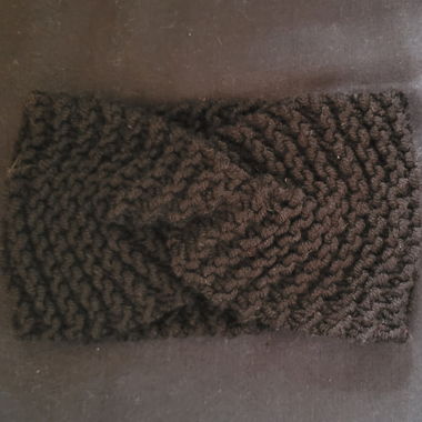 Schwarzes Stirnband
