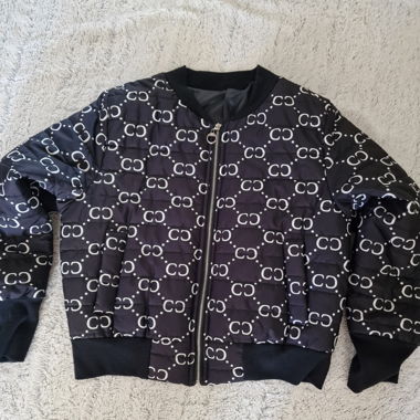 Giacca bomber con motivo