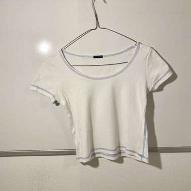 Crop top weiss