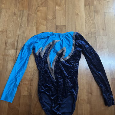 Blue/Black Gymnastics Leotard