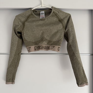 Top cropped a maniche lunghe Gymshark S