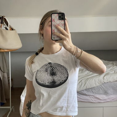 mirrorball shirt