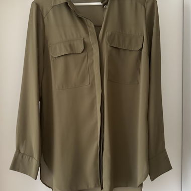 Olive green blouse