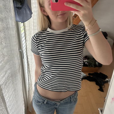 Striped Crop Top