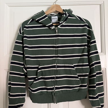 Bershka Striped Hoodie