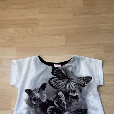 Schmetterling T-Shirt Blusenstoff