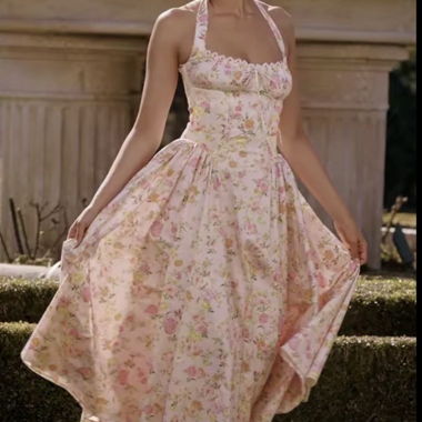 Robe fleurie, taille M