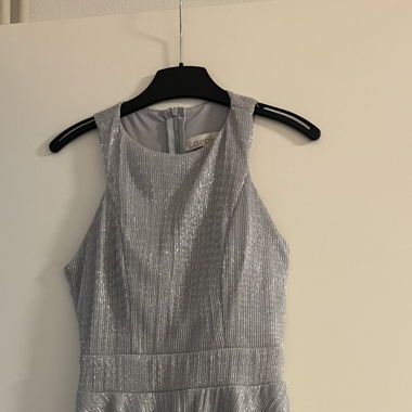 Kleid silber glitzer