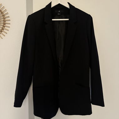 Schwarzer Blazer 44