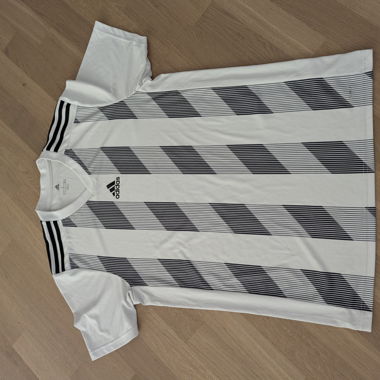 T-shirt sportivo Adidas bianco nero