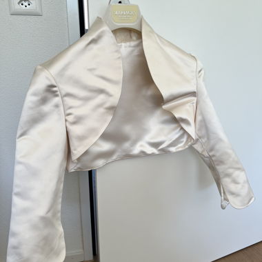 Bolero da sposa color avorio