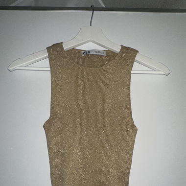 Glitter Top - Gold