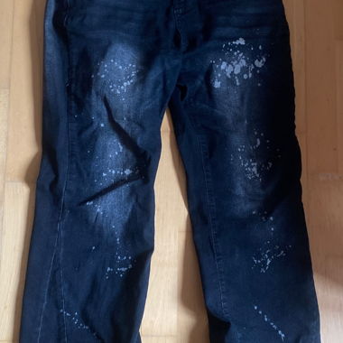 Flared Jeans black 
