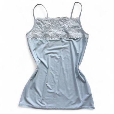 Babyblaues Spitzen-Top (S/M)