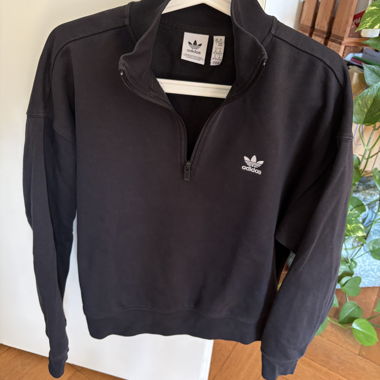 Maglione Adidas a mezza zip