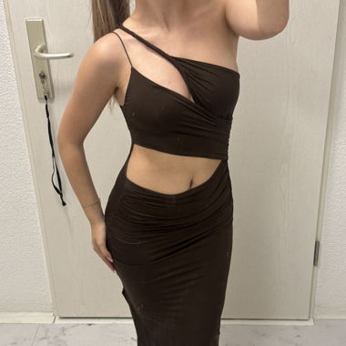 Braunes kleid