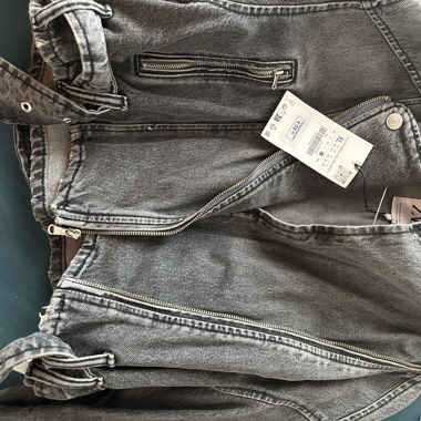 Cropped Jeans Jacke