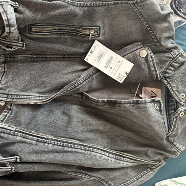 Cropped Jeans Jacke