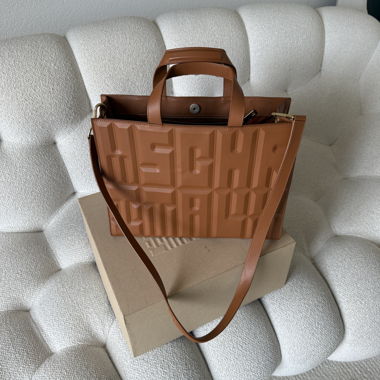 Brown MSCHF Handbag made in Italy