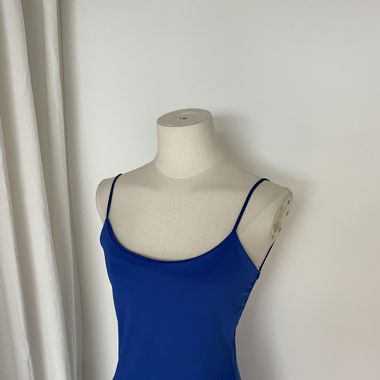 Backless Blue Dress