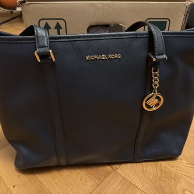 Sac cabas Michael Kors bleu