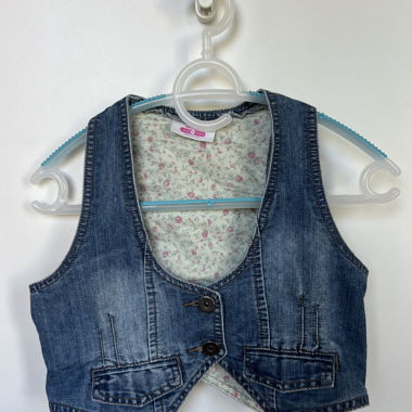 Gilet in jeans, taglia XS (reparto bambini)